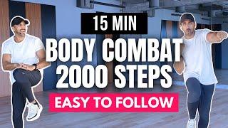 Body Combat Workout at Home Beginner | 2000 Steps