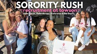 SORORITY RUSH 2024!!! | Towson University