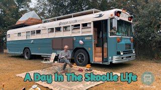 A DAY IN OUR CONVERTED SCHOOL BUS