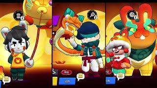 New Moon Festival Skins in Chinese Brawl Stars!  | Edgar, Nita & Gus!