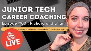 Junior Tech Career Coaching Episode #001 : Richard and Lilian