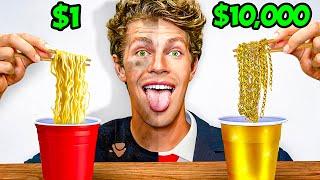 Eating CHEAP vs EXPENSIVE Food Challenge!