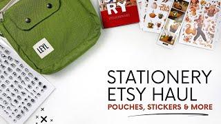 Stationery Haul 2024 | Journal Pouches, Stamps & Stickers