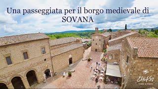 #Borghi più belli d’Italia: #SOVANA, idilliaco #borgo #medievale nella #MAREMMA #TOSCANA | drone 4K