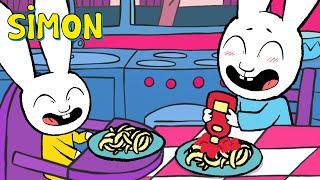 Bedtime Battles & Ketchup Farts!  Simon | Full episodes Compilation 1hr | Cartoons for Kids