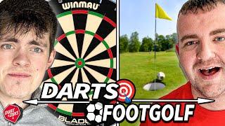 DARTS vs FOOTGOLF!