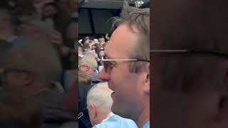 Man City fans doing The Poznan