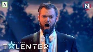 Jostein Fahre synger O helga natt | Finale | Norske talenter