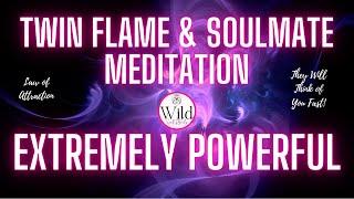 WARNING: THE MOST POWERFUL | Twin Flame Meditation Music | Telepathic Communication | Sleep Music