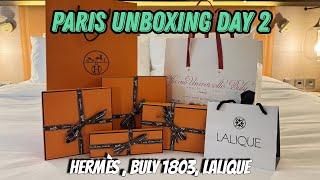 Paris 2025 Unboxing Day 2 | Hermès, Officine Universelle Buly, Lalique