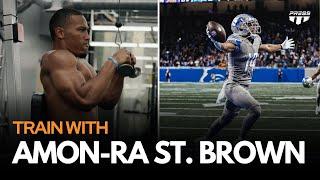 Amon-ra St. Brown Gets SWOLE With This Upper Body Workout!