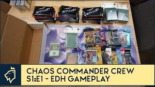Chaos Commander Crew | S1:E1 | Sealed Commander Gameplay by KingdomsTV - Magic the Gathering MTG EDH