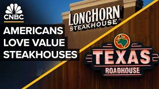 Why Americans Are Obsessed With Texas Roadhouse And LongHorn Steakhouse