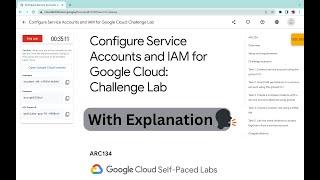 Configure Service Accounts and IAM for Google Cloud: Challenge Lab  #qwiklabs  #ARC134  @quick_lab