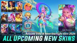 MOBILE LEGENDS ALL UPCOMING SKINS 2024 - RELEASE DATE & NEXT STARLIGHT SKIN 2024 | ML LEAK