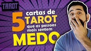 As 5 cartas de TAROT que dão mais MEDO nas pessoas!