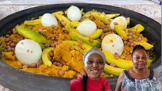 Cooking Ghana’s Traditional Sacred Food| ETO| West Africa