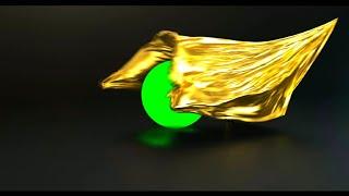 Golden Curtain Reveal Intro Logo Animation Green Screen Effects HD video