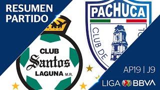 Resumen y Goles | Santos Laguna vs Pachuca | Apertura 2019  - Jornada 9 | Liga BBVA MX