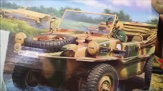 Torro VW Schwimmwagen Typ 166.Unboxing mit Nahaufnahmen.WW2 VW swimming car Unboxing with close-ups.