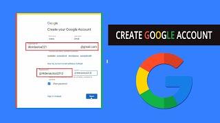 Create Google Account in Computer.