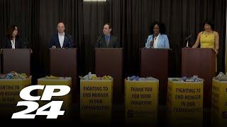 Toronto mayoral candidates participate in first debate