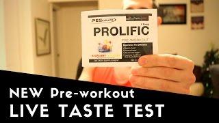 LIVE taste test of NEW Prolific by PEScience