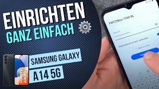 Samsung Galaxy A14 einrichten