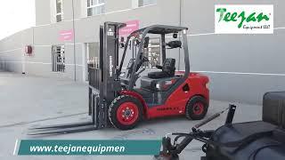 Experience the POWER of Lonking Forklift with Japanese Engine in Arabic!