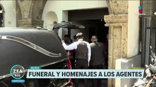 Ataque en Tlajomulco: Realizan homenaje a los tres agentes caídos | Noticias con Francisco Zea