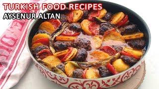 Turkish Kofta / Meatball And Potato Recipe With Tomato Sauce / Easy And Delicious | Aysenur Altan