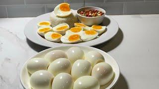 วิธีต้มไข่ยางมะตูมแบบประหยัดประหยัด น้ำประหยัดไฟประหยัดเวลาประหยัดเงินทานคู่กับอะไรก็อร่อย