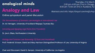 Symposium on analogy and law