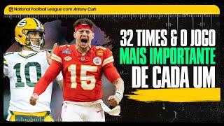 PRÉVIA NFL ´24: O jogo MAIS IMPORTANTE de cada um dos 32 times