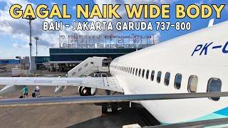 GARUDA INDONESIA 737-800 BALI TO JAKARTA FLIGHT EXPERIENCE