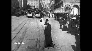 1890's - Unidentified movie: “Camera in front of a moving tram in New York”