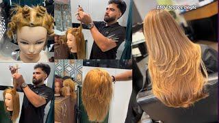 How to: 180 Degree Haircut || 180% Haircut कैसे करे || Multi Layer Haircut || Advanced Haircut easy