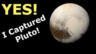 I CAPTURED a Picture of Pluto! #shorts