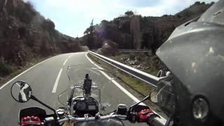 BMW R 1200 GS Adventure on a twisty road