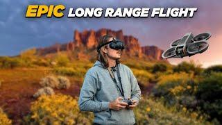 EPIC Long Range FPV flight with the DJI AVATA 2 | Full Long Range Flight