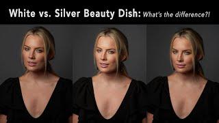 White vs. Silver Beauty Dish - What's the difference?!