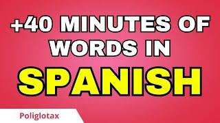  Learn SPANISH FAST (40 minutes) | Spanish course for beginners