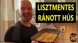 Lisztmentes rántott hús sütőben sütve