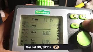 Florabest   Programmimg a Watering Timer