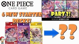 SIX New One Piece TCG Starter Decsks Revealed! This is a BIG Deal! (One Piece TCG News)