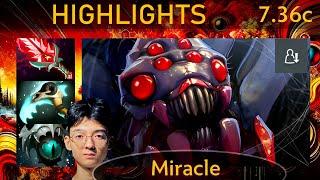  7.36c Miracle Broodmother |KDA - 42 KP - 84%| Carry Highlights - Dota 2 Top MMR