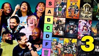 We rank every show we reacted to | MASTER Tier List (10 Year Anniversary) - Part Three