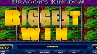 DRAGON'S KINGDOM CASINO BIEGGEST WINS IN MAX BONUS  أقوى بونيس في هذه اللعبة