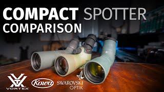 2024 Vortex vs Kowa vs Swarovski Compact Spotting Scope Comparison