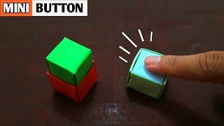 DIY - How To Make a Origami Mini Button | Origami Paper Craft